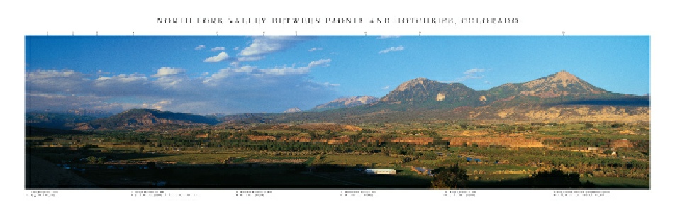 North Fork Valley Between Paonia and Hotchkiss, Colorado