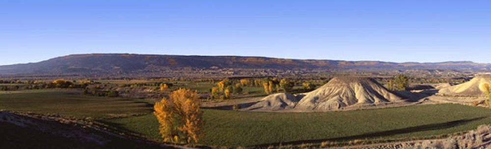 The Grand Mesa - Taken from 2 miles east of Delta, Colorado